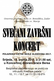 SVEČANI ZAVRŠNI KONCERT POLAZNIKA LJETNE ŠKOLE GLASOVIRA