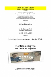 IZLOŽBA „MENTALNO ZDRAVLJE NA RADNOM MJESTU“