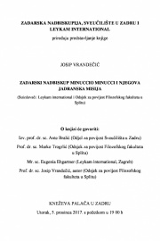 Zadarski nadbiskup Minuccio Minucci i njegova jadranska misija