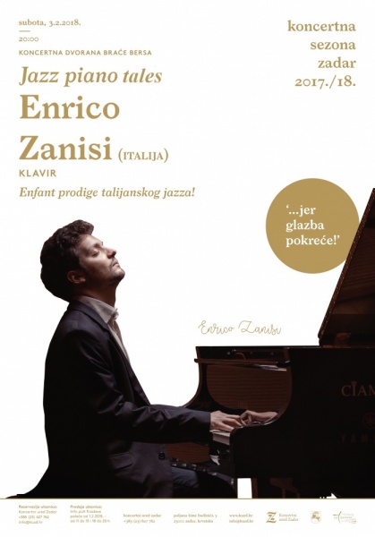 Jazz piano tales: Enrico Zanisi