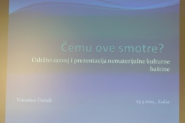 ODRŽANO PREDAVANJE O ZNAČAJU SMOTRI FOLKLORA