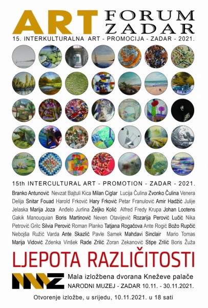 OTVORENJE 15. INTERKULTURALNA ART-PROMOCIJA-ZADAR-2021.